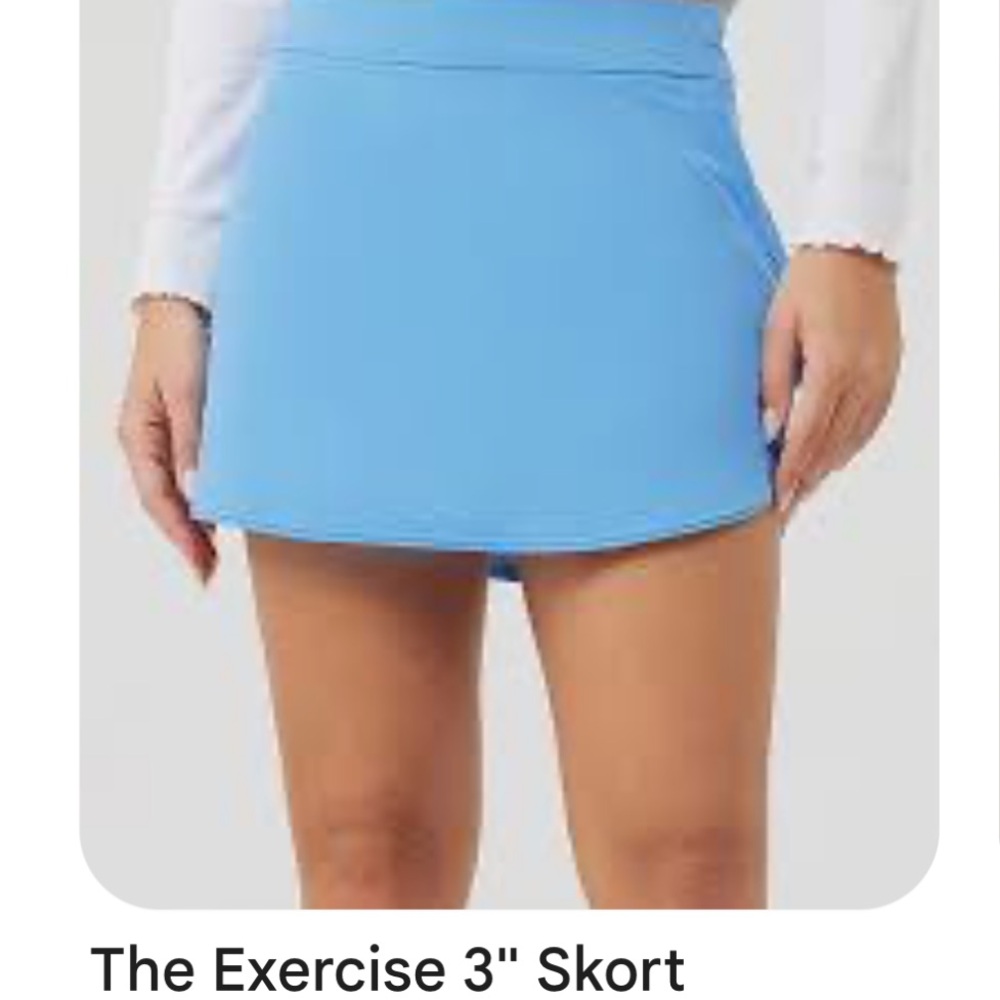 Outdoor Voices Blue Skort